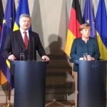 Меркель рассказала Порошенко о войне в Донбассе